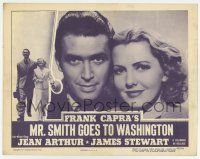 4w728 MR. SMITH GOES TO WASHINGTON LC R49 Capra, best c/u of idealistic James Stewart & Jean Arthur
