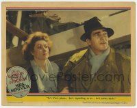 4w729 MRS. MINIVER LC '42 close up of Greer Garson & Walter Pidgeon, directed by William Wyler!