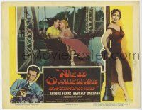 4w743 NEW ORLEANS UNCENSORED LC '54 sexy Beverly Garland on ferris wheel with Arthur Franz!