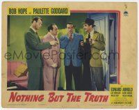 4w758 NOTHING BUT THE TRUTH LC '41 Leif Erickson, Edward Arnold, Anders & Bob Hope with lingerie!