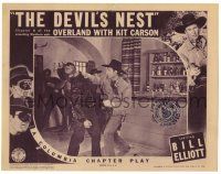 4w770 OVERLAND WITH KIT CARSON ch 8 LC '39 Wild Bill Elliot punches bad guy in bar, Devil's Nest!