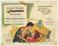 4w101 PICNIC TC '56 great art of barechested William Holden & sexy long-haired Kim Novak!