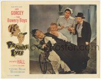 4w787 PRIVATE EYES LC '53 Leo Gorcey as doctor with crazy Huntz Hall as old lady in drag!