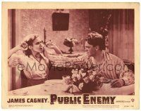 4w788 PUBLIC ENEMY LC #7 R54 classic grapefruit scene with James Cagney & Mae Claeke!