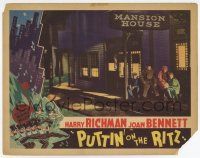 4w790 PUTTIN' ON THE RITZ LC '30 downtrodden people sitting on Mansion House porch, Irving Berlin!