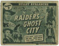 4w108 RAIDERS OF GHOST CITY chapter 7 TC '44 Universal cowboy serial, Bullet Avalanche!