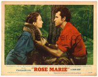 4w822 ROSE MARIE LC #2 '54 handsome trapper Fernando Lamas tells Ann Blyth she belongs with him!