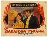 4w827 SARATOGA TRUNK LC '45 romantic close up of Gary Cooper & Ingrid Bergman, by Edna Ferber!