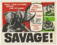 4w121 SAVAGE TC '62 Africa as it really is, wild & breathtaking, savage like its name!