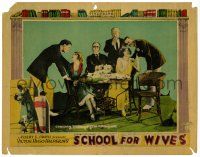 4w831 SCHOOL FOR WIVES LC '25 Conway Tearle romances pretty Sigrid Holmquist at his school!