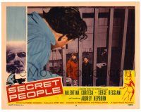 4w835 SECRET PEOPLE LC #8 '52 introducing young Audrey Hepburn, who is prominently pictured!