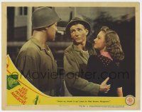 4w836 SEE HERE PRIVATE HARGROVE LC #5 '44 soldier Robert Walker would rather hug pretty Donna Reed