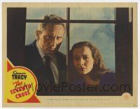 4w841 SEVENTH CROSS LC #8 '44 Spencer Tracy & Signe Hasso at window, directed by Fred Zinnemann!