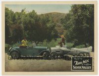 4w853 SILVER VALLEY LC '27 great image of Tom Mix crashing his car-airplane into a lady's car!