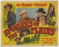 4w141 SPOILERS OF THE PLAINS TC '51 great images of singing cowboy Roy Rogers & his horse Trigger!