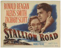 4w143 STALLION ROAD TC '47 romantic c/u of Ronald Reagan & pretty Alexis Smith, Zachary Scott!