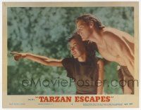 4w902 TARZAN ESCAPES LC #8 R54 Johnny Weissmuller in the title role with Maureen O'Sullivan!
