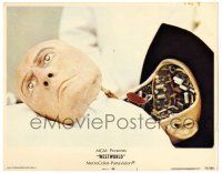 4w972 WESTWORLD LC #1 '73 best close up of cyborg Yul Brynner's face detached from his body!
