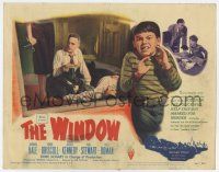 4w173 WINDOW TC '49 imagination was not what held Bobby Driscoll fear-bound by the window!