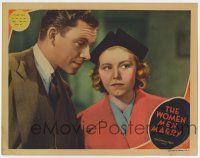 4w987 WOMEN MEN MARRY LC '37 George Murphy tells Josephine Hutchison to pretend they're married!
