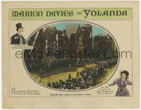 4w994 YOLANDA LC '24 Marion Davies, far image of parade in front of castle!