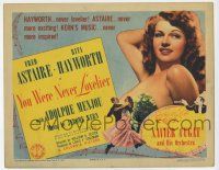 4w178 YOU WERE NEVER LOVELIER TC '42 sexiest Rita Hayworth close up & dancing with Fred Astaire!