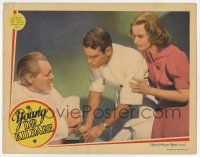 4w995 YOUNG DR. KILDARE LC '38 Lionel Barrymore glares at Lew Ayres & pretty Lynne Carver!