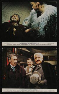 4x086 MURDERS IN THE RUE MORGUE 2 color English FOH LCs '71 Edgar Allan Poe, Jason Robards, Celi!
