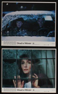 4x723 DEAD OF WINTER 8 8x10 mini LCs '87 Mary Steenburgen, Roddy McDowall, directed by Arthur Penn!