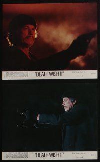 4x726 DEATH WISH II 8 8x10 mini LCs '82 Charles Bronson wants the filth off the streets!