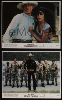 4x741 EXTREME PREJUDICE 8 8x10 mini LCs '86 cowboy Nick Nolte, Powers Boothe, Walter Hill directed!