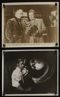 4x150 FROM THE EARTH TO THE MOON 11 8x10 stills '58 Joseph Cotten, George Sanders, Debra Paget!