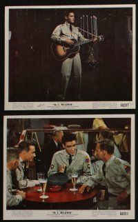 4x958 G.I. BLUES 7 color 8x10 stills '60 Tennessee Williams, Hal Wallis, Elvis Presley!
