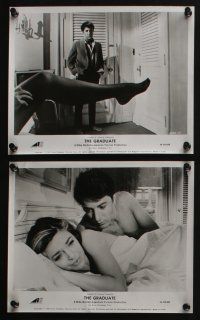 4x238 GRADUATE 8 8x10 stills '68 Dustin Hoffman, Anne Bancroft, Katharine Ross, Mike Nichols!