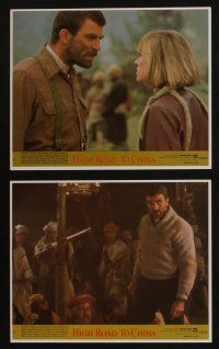 4x779 HIGH ROAD TO CHINA 8 8x10 mini LCs '83 great images of aviator Tom Selleck & Bess Armstrong!