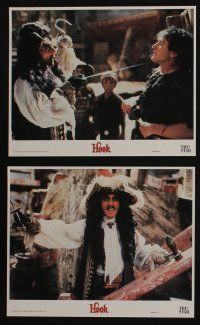 4x784 HOOK 8 8x10 mini LCs '91 images of pirate Dustin Hoffman & Robin Williams!