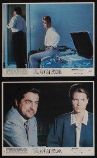4x786 HOUSE OF GAMES 8 8x10 mini LCs '87 David Mamet, Lindsay Crouse, Joe Mantegna, 2 poker scenes!