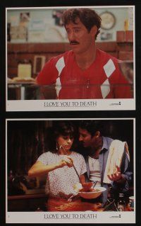 4x790 I LOVE YOU TO DEATH 8 8x10 mini LCs '90 Kevin Kline, Tracey Ullman, River Phoenix, Hurt!
