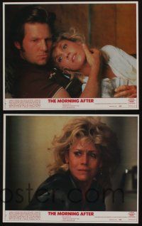 4x832 MORNING AFTER 8 8x10 mini LCs '86 Sidney Lumet, Jane Fonda, Jeff Bridges, Raul Julia!