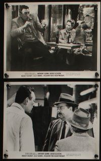 4x259 REQUIEM FOR A HEAVYWEIGHT 8 8x10 stills '62 Anthony Quinn, Jackie Gleason, Rooney, boxing!