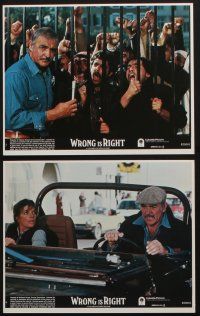 4x953 WRONG IS RIGHT 8 8x10 mini LCs '82 TV reporter Sean Connery, Robert Conrad, Katharine Ross!
