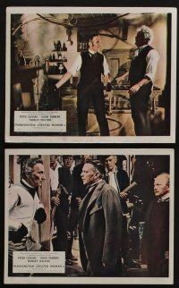 4x001 FRANKENSTEIN CREATED WOMAN 8 color English FOH LCs '67 Peter Cushing, Denberg, Hammer horror!