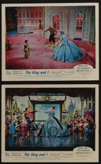 4x029 KING & I 5 color English FOH LCs '56 Kerr & Brynner in Rogers & Hammerstein's musical!