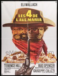 4y399 ACE HIGH French 1p R70s Eli Wallach, Terence Hill, spaghetti western, different Mascii art!