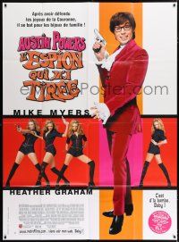 4y427 AUSTIN POWERS: THE SPY WHO SHAGGED ME French 1p '99 Mike Myers & sexy Heather Graham!