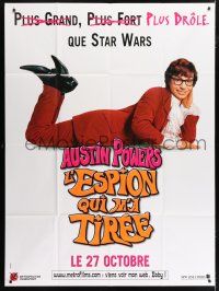4y428 AUSTIN POWERS: THE SPY WHO SHAGGED ME teaser French 1p '99 Mike Myers, funnier than Star Wars!