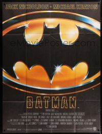 4y443 BATMAN French 1p '89 Michael Keaton, Jack Nicholson, directed by Tim Burton!