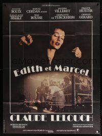 4y613 EDITH & MARCEL French 1p '83 Claude Lelouch's biography of singer Piaf & boxer Cerdan!