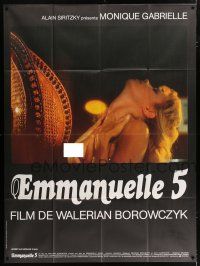 4y619 EMMANUELLE V French 1p '87 close up of sexy naked Monique Gabrielle in the title role!