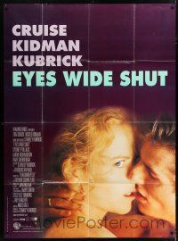 4y636 EYES WIDE SHUT French 1p '99 Stanley Kubrick, romantic c/u of Tom Cruise & Nicole Kidman!